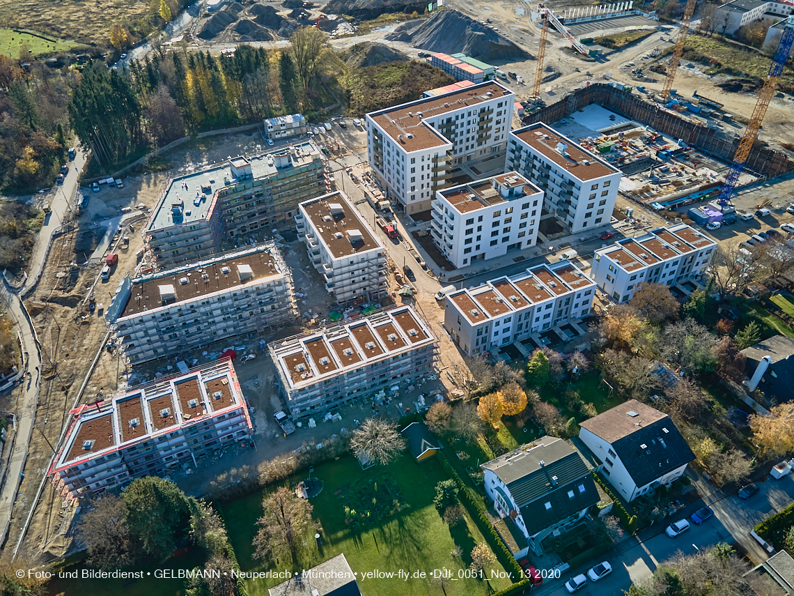 13.11.2020 - Piederstorfer Gelände und Alexisqaurtier am Karl-Marx-Ring in Neuperlach
